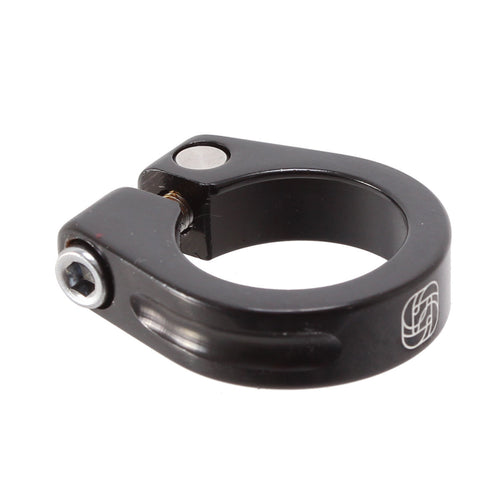 Gusset Clench Seat Clamp w/ Bolt 34.9mm Black