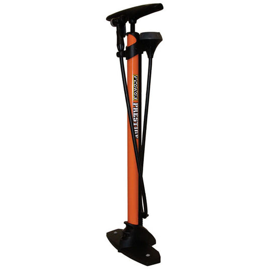 Pedros Prestige Floor Pump Orange/Black