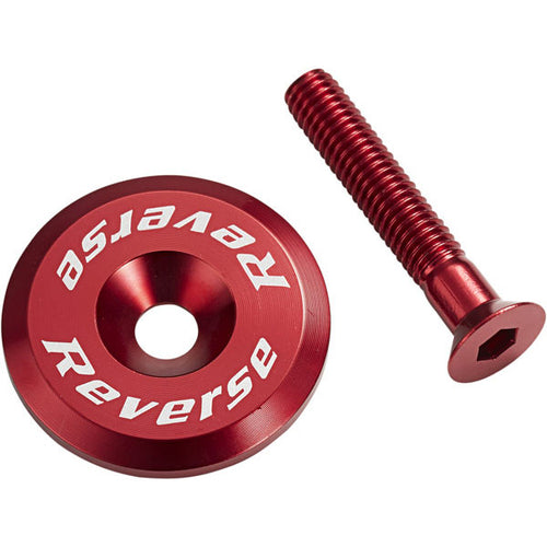 Reverse Ahead Cap with Screw Red