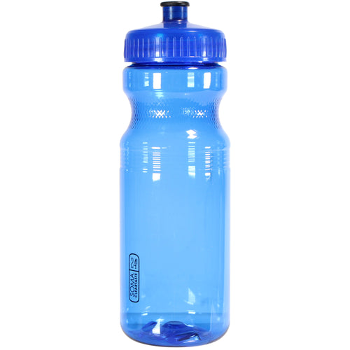 Soma Clear Taste Water Bottle Blue/Black 24oz