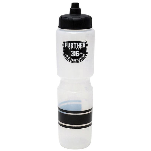 Soma Further Auto Valve Water Bottle Clear/Black 36oz