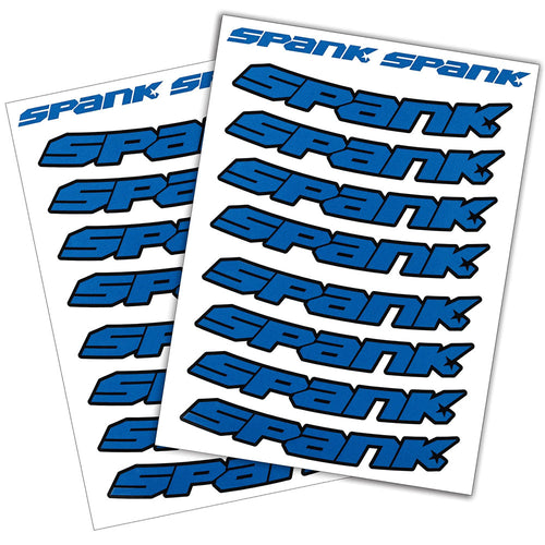 Spank Spank Rim Decals - Blue