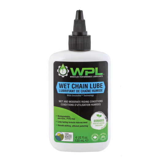 Whistler Performance (WPL) ChainBoost Wet Chain Lubricant 4oz (120ml) Drip