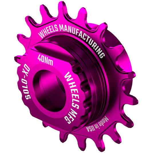 Wheels Manufacturing SOLO-XD XD/XDR Single Speed Conversion Kit - 18t For SRAM XD/XDR Freeubs Purple