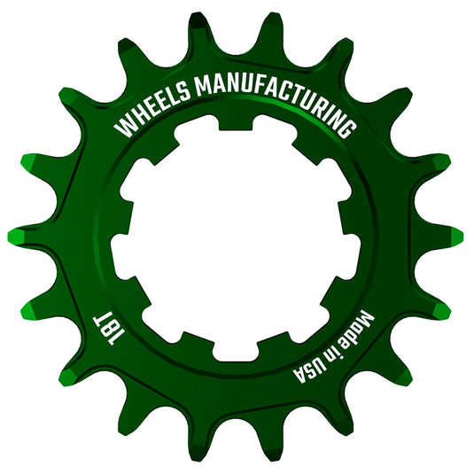 Wheels Manufacturing SOLO-XD Cog - 18t Green