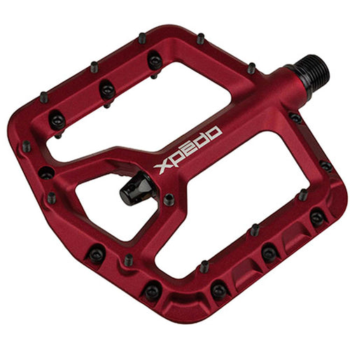 Xpedo Trident Platform Pedals Red