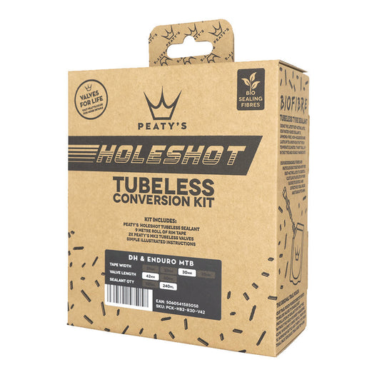 Peatys Holeshot Tubeless Conversion Kit (30mm) Enduro
