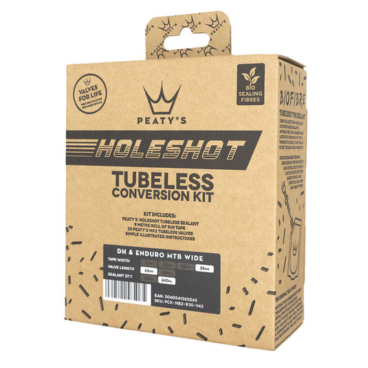 Peatys Holeshot Tubeless Conversion Kit (35mm) Wide